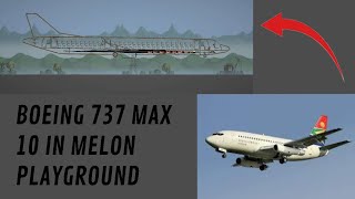 BOEING 737 MAX 10 TAKES MAIDEN FLIGHT  Melon Playground [upl. by Socram320]