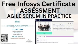 AgileScrumInPracticeAssessmentofSolutionof quotInfosys Springboardquot Lexwith 💯  accuracy [upl. by Ferne]