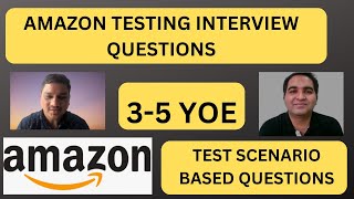 Amazon Testing Interview Experience Testing Interview Questions [upl. by Aneek]