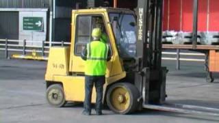 Fork Lift Truck Safety  Pt V  Fork Lift Trucks and Pedestrians [upl. by Yrolg]