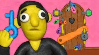 Escape The Claymation  12 Locks Plasticine Room [upl. by Ehrlich]