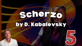 Scherzo op27 no14 by D Kabalevsky ABRSM Grade 5 2023 amp 2024  C2 [upl. by Zelten151]