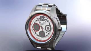 Stephan Fourie Wristwatch Solidworks [upl. by Gnaoh]