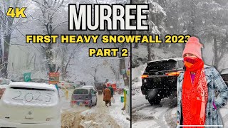 Murree First Heavy Snowfall of 2023 Part 2 [upl. by Netsirc]