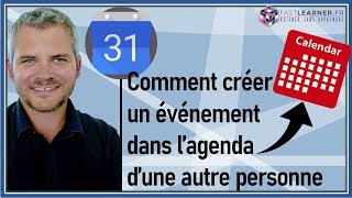 💥AGENDA💥 comment ajouter un événement dans l’agenda d’un autre collaborateur [upl. by Coop]