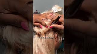 613 Blonde Lace Frontal Wig Install  Updo Messy Bun Tutorial [upl. by Noyrb]