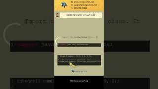 Java IQ 109  How to sort an array [upl. by Phip]