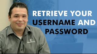 How to Retrieve Your Username and Password [upl. by Gundry558]