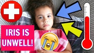 5 YEAR OLD IRIS IS UNWELL 98 VLOG [upl. by Slrahc]