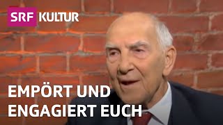 «Empört Euch» – Stéphane Hessel im Gespräch über Aktivismus  Sternstunde Philosophie  SRF Kultur [upl. by Kary]