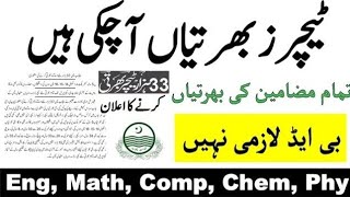 Teachers Jobs 2024 Announced  Latest Government Educators Jobs 2023 Download Application Form Free [upl. by Otha]