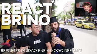 REACT REPORTER DOIDAO ENEM BRINO [upl. by Brasca]