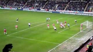 Tiote leftfooted volley  Newcastle United vs Arsenal  5211 [upl. by Lsil287]