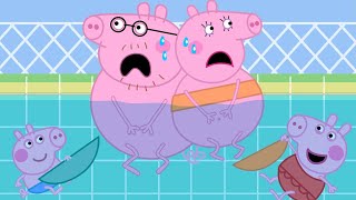 Peppa and George stole underwear a pool  Peppa Pig Funny Animation [upl. by Assi]