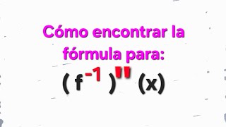 Cómo Resolver Funciones Inversas Guía Paso a Paso  Cálculo Infinitisimal [upl. by Nniroc756]