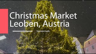 Leoben Christmas Market Leoben Austria [upl. by Enaj]