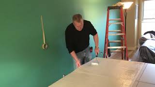 How to Glue Your Grasscloth Wallpaper and Hang Spencer Colgan [upl. by Patrica]