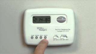 White Rodgers Thermostat 1F78  Service Champions [upl. by Weitzman]