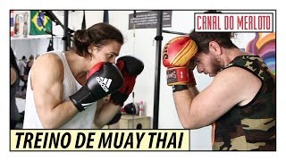 COMO É UMA AULA DE MUAY THAI ACADEMIA FURIONS FIGHT TEAM  MOVIMENTAÇÃO E SPARRING [upl. by Eiramlatsyrk864]