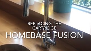 Homebase Fusion  How to stop my tap dripping  Replacing the ceramic tap cartridges tapmagician [upl. by Hgielek200]