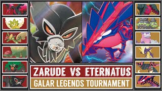 Quarterfinal ZARUDE vs ETERNATUS  Legendary Pokémon SwordampShield Tournament Battle 4 [upl. by Rora940]