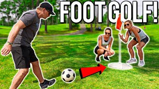 Foot Golf Might be the Greatest Game EVER  Epic 4 Person Match [upl. by Slinkman]