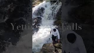 Yettinahole Falls  Dharmasthala Road  falls nature shorts trending ytshorts [upl. by Alyacim]