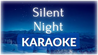 ❄☃ Silent Night KARAOKE  Śpiewaj i ucz się angielskiego  Najpopularniejsza kolęda po angielsku ❄☃ [upl. by Mraz]