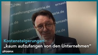 Schaltgespräch mit Christoph Minhoff Lebensmittelverband Deutschland [upl. by Epilef]