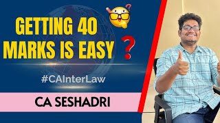 HOW TO SCORE MINIMUM 40 MARKS IN LAW [upl. by Olenka123]