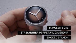 Review by Andrew Morgan  Streamliner Perpetual Calendar Concept Smoked Salmon  H Moser amp Cie [upl. by Libre]