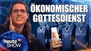 Die Kirche wird zum Geschäft für Sponsoren Birte Schneider klärt auf  heuteshow vom 26052017 [upl. by Anoval]