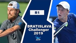 Maxime Cressy vs Emil Ruusuvuori  BRATISLAVA 2019 [upl. by Joacima]