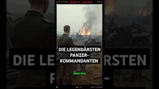 MYTHEN amp LEGENDEN ▶️ aus dem 2 Weltkrieg quotDie erfolgreichsten Panzerkommandantenquot [upl. by Tildie212]