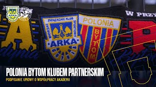 POLONIA BYTOM KLUBEM PARTNERSKIM [upl. by Yrtnej661]