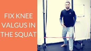 Fix knee caving how to activate glutes and fix knee valgus in the squat [upl. by Joelle]