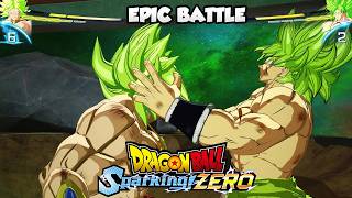 BROLY Z vs BROLY SUPER  EPIC BATTLE Dragon Ball Sparking Zero [upl. by Veradi]