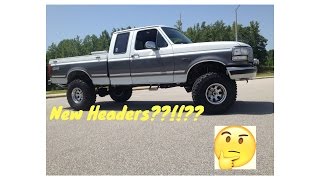 1993 f150 header swap [upl. by Harilda]