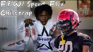 How to put CamlocSpeed Flex Chin strap on Schutt F7 I PUT YALL ON SOME DRIP speedflex F7 helmet [upl. by Otti]