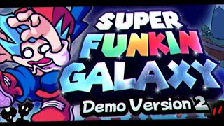 Super Funkin Galaxy V2 DEMO  FNF 51 Puro mod god y nostálgico alv [upl. by Anasxor]