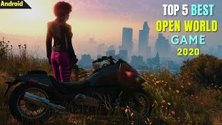 TOP 5 Best Open World Game 2020  Android and iOS  FREE [upl. by Dnumyar]