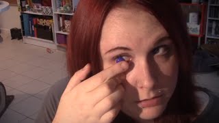 How I Put My Contact Lenses In One Handed [upl. by Howe691]