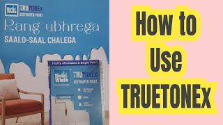 How To Use TRUTONEx DistemperPaint  Birla White PaintVlog adityabirlagroup distemper viral [upl. by Nisior216]