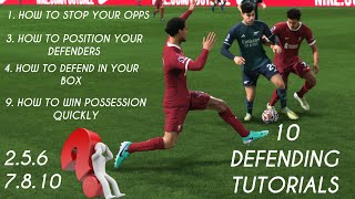 ALL FC24 DEFENDING TUTORIALS• Learn your mistakes [upl. by Larrej]