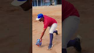 Fielding Ground balls  Baseball India  Mumbai Rockers baseballindia ballplayer cricketlover [upl. by Ecinereb494]