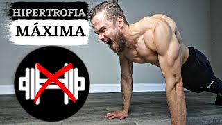 Treino para ECTOMORFO Atingir MÁXIMA Hipertrofia Muscular em Casa SEM EQUIPAMENTOS [upl. by Ygief]