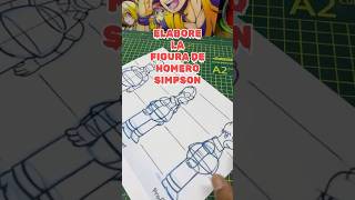 HOMERO S CABEZA DE DONA DE porcelanafria thesimpsons manualidades homerosimpson fanart fyp [upl. by Kauffmann542]