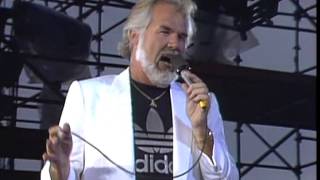 Kenny Rogers  Islands In The Stream Live at Farm Aid 1985 [upl. by Enaamuj897]