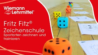 Sportarten zeichnen und trainieren mit der Fritz Fit® Zeichenschule [upl. by Balcke]