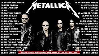 Metallica Playlist Greatest Hits  Best Of Metallica Full Album [upl. by Irmina]